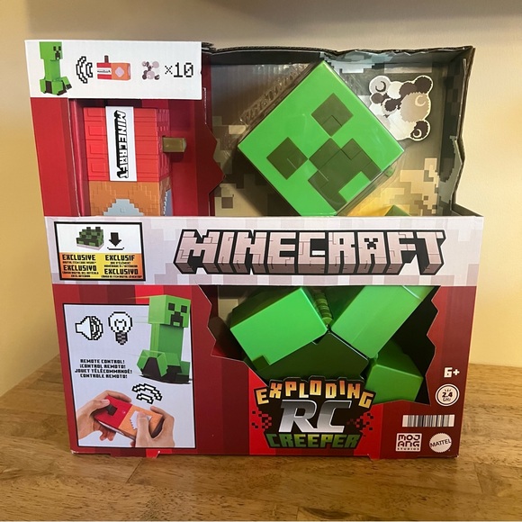 Minecraft Exploding RC Creeper Toy with Remote Control